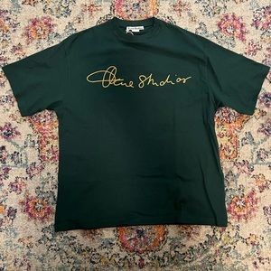 Acne Studios Signature logo-print Crew neck T-shirt